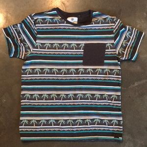 Striped with palm trees shirt